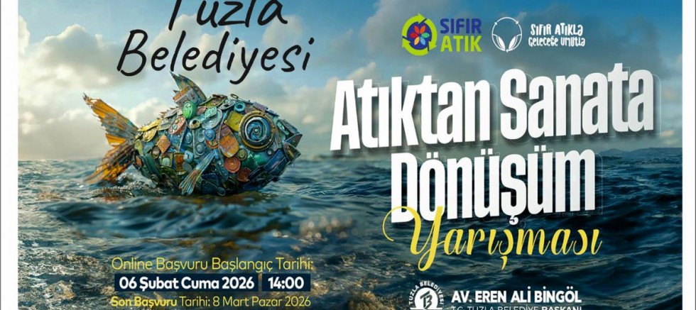 Tuzla’da atıklar sanata dönüşüyor