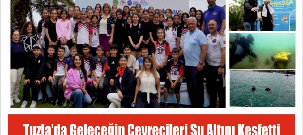 Tuzla’da Geleceğin Çevrecileri Su Altını Keşfetti