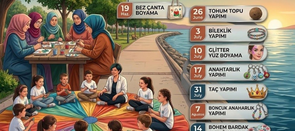 Tuzla’da Yaz Boyunca Açık Hava Atölye Günleri başlıyor