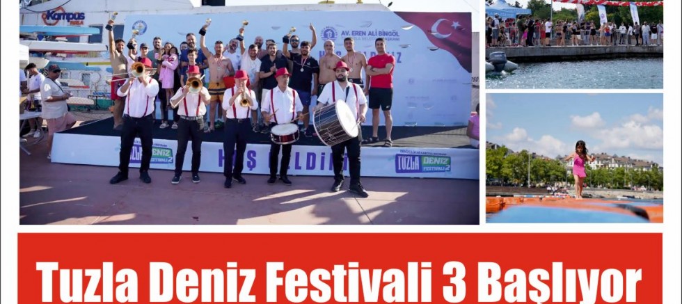Tuzla Deniz Festivali 3 Başlıyor