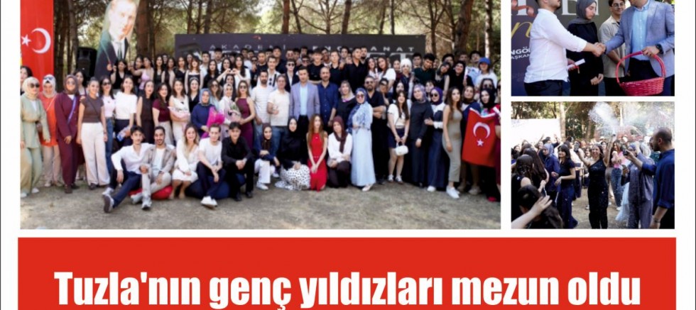 Tuzla’nın genç yıldızları mezun oldu